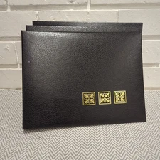 Vintage Ben Parker Horizontal Photo Albums Only - Lot of 3 Black 