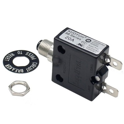 Genuine KUOYUH Circuit Breaker 98 Series 20A 125/250VAC 32VDC-50VDC 50/60Hz 