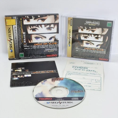 DEAD OR ALIVE Limited Edition DOA Sega Saturn 3013 ss