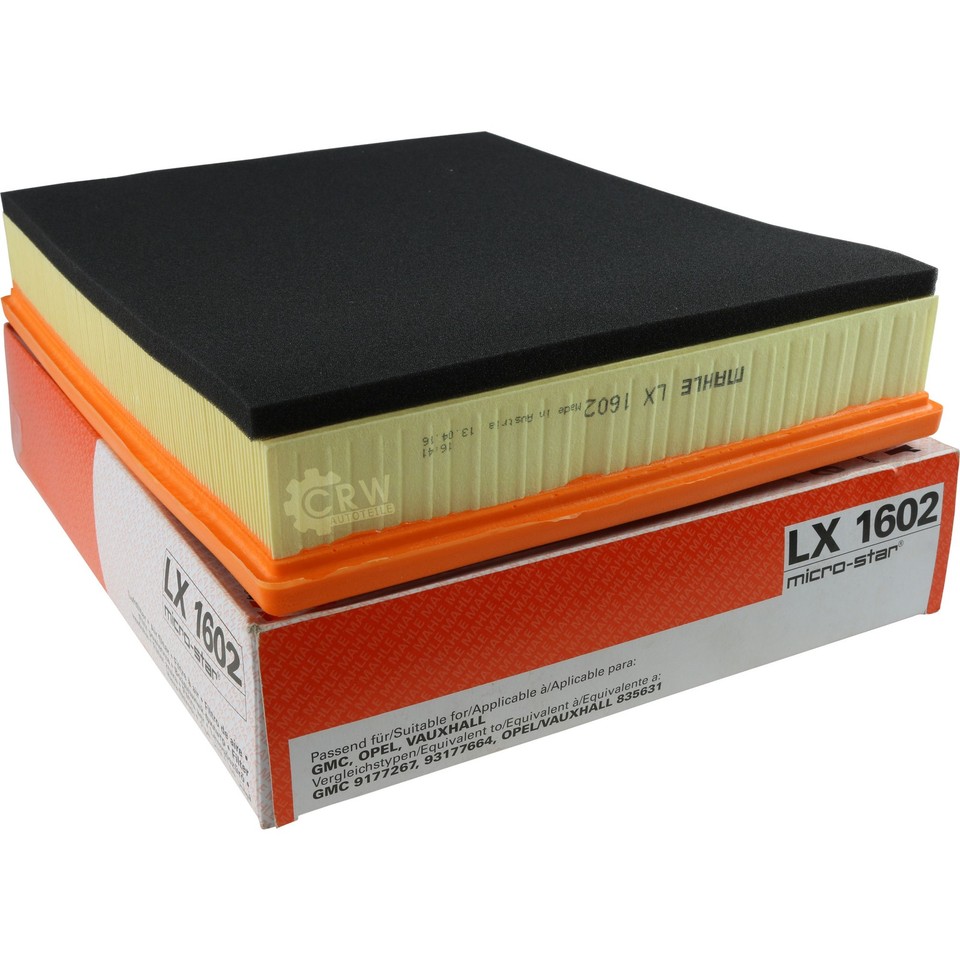 Knecht LX 1002 Filtro Motore - Lunghezza 250mm, Altezza 52mm