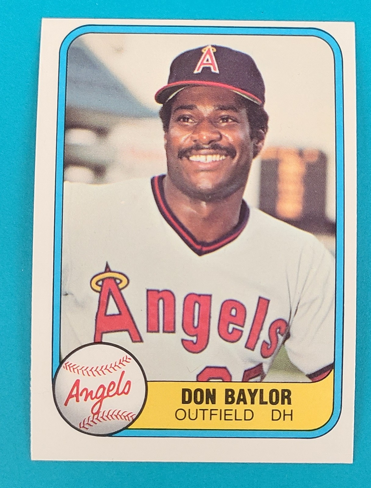 1981 Fleer #271 Don Baylor California Angels BASEBALL Card I8