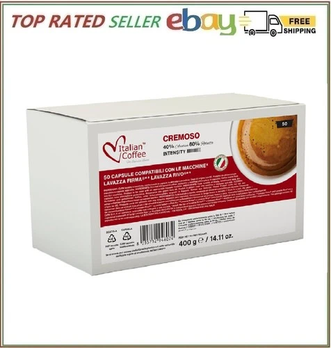 Italian Coffee Capsules Cremoso for RIVO Machines 50 Count - product listing photo