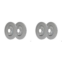 2X ATE Bremsscheiben 285,0Mm BelÜFtet Vorne Passend FüR Renault 21