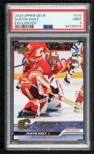 2023 Upper Deck Series 1 Young Guns Exclusives /100 Dustin Wolf PSA 9 MINT 08cx