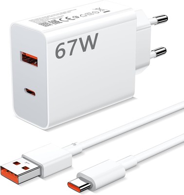 Für Xiaomi 67W Schnell Ladegerät Netzteil 6A USB-C Kabel Redmi Note10/11/12Pro