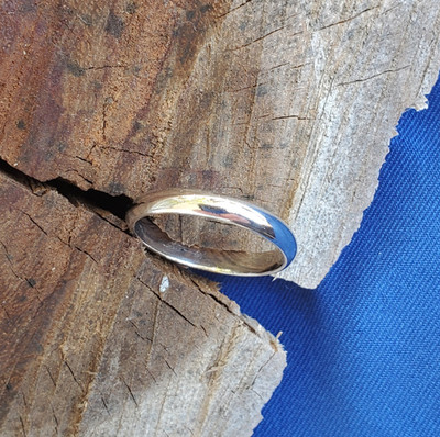 Original VINTAGE SOLID PLATINUM Deco Wedding Band Size 7.5 Anniversary Ring
