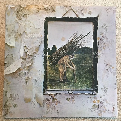 LED ZEPPELIN - IV, 4, ZOSO, 1971 PR, PORKY PECKO SD-7208 - G+  w/ inner (READ)