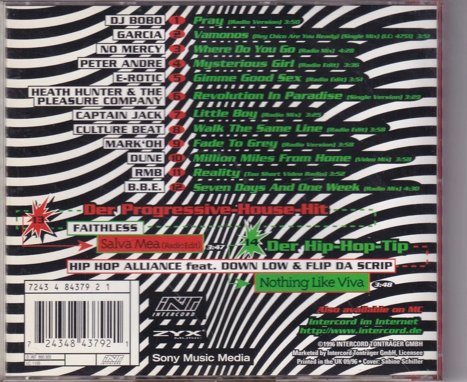 -0587- Charts Pur - Vol. 8 - CD- near mint - Bild 2 von 2