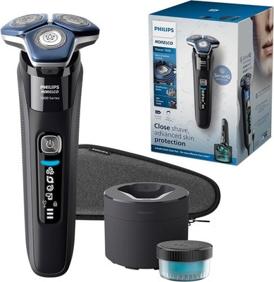 Philips Norelco Shaver 7600 Wet Dry SenseIQ Quick Clean Pod