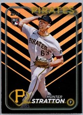 2024 Topps Update Hunter Stratton Holiday #US348 Pittsburgh Pirates