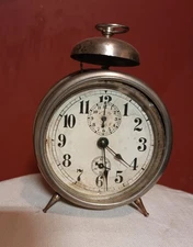 Antica  sveglia/orologio meccanica vintage Junghans anni 20/30, monocampana. 