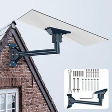 Starlink Gen 3 Mount Adapter, 15" Steel Pivot Pole with Adjustable Base for Wall