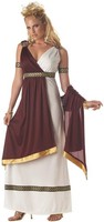 California Costumes Damen KostüM Romanische Kaiserin, Lila, M–X-L
