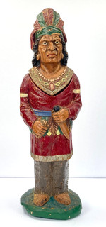 Vintage Indian Chief Syroco Corkscrew Unusual Color Combination