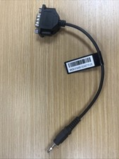 C2G 0.5M DB9 Male to 3.5 Aux Adapter, 3.5mm Jack to Serial Control Cable Black