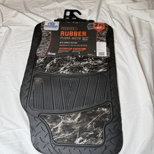 Mossy Oak Premium Rubber Floor Mats 2 Piece Set Shaped For Most Cars Trucks