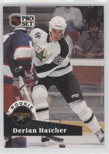 1991-92 Pro Set Derian Hatcher #543 0i6