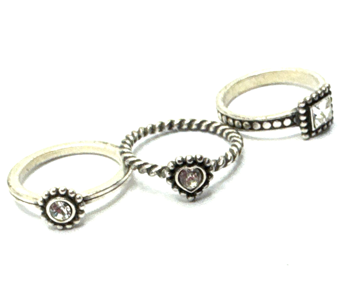 Brighton Monte Carlo Twinkle Stackable Thin Silve… - image 3