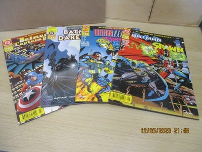 4 x Batman Crossover - Spawn  Punisher  Daredevil  Captain America