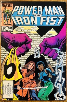 POWER MAN AND IRON FIST 101 DIRECT EDITION MARVEL COMICS 1984 VINTAGE