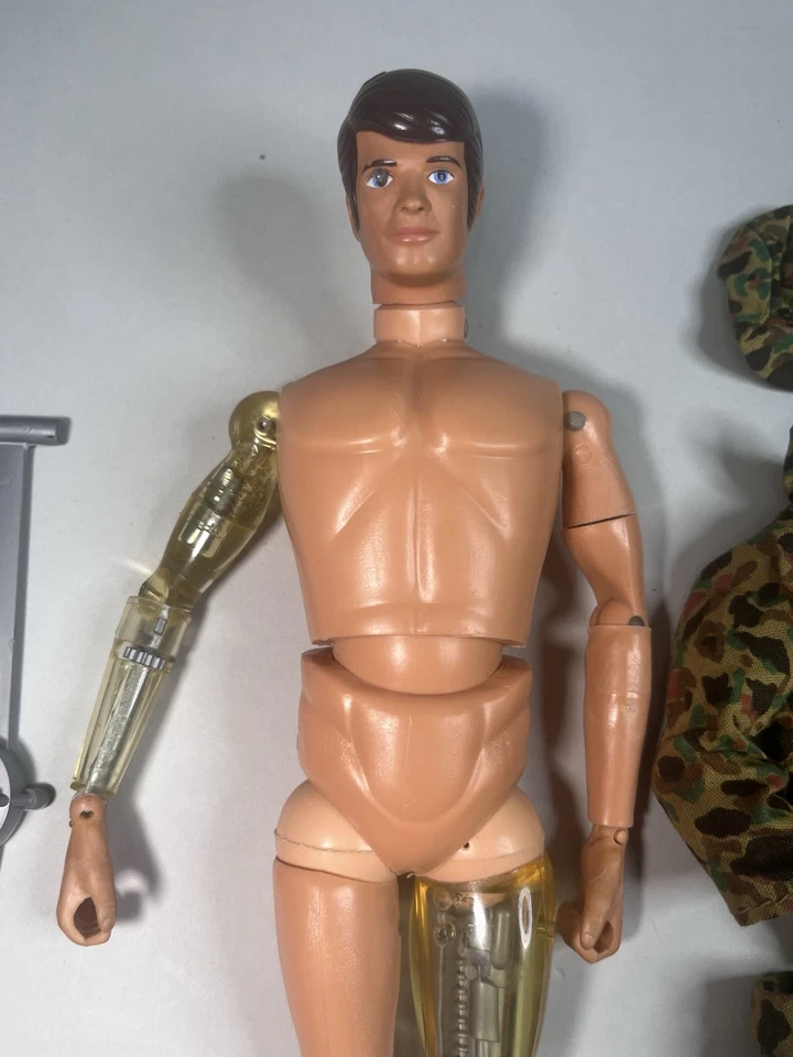 Lote de piezas de astronauta piloto biónico y acción hombre atómico GI Joe Mike Power de colección Foto 2 de 4