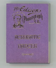 Thomas Edison Phonograph Co. / Acrobatic Dancer MOTION FLIP Book