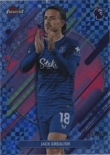 2026 Topps Finest Premier League Jack Grealish #38 Common Everton