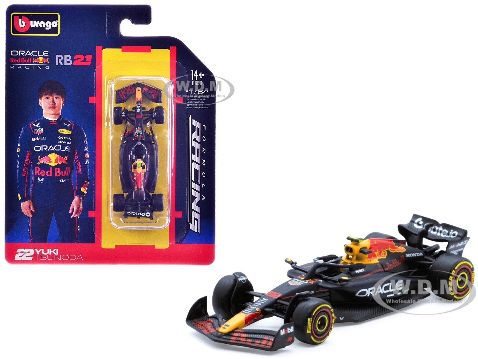 RED BULL RACING RB21 22 TSUNODA ФОРМУЛА-1 F1 2025 164 ОТ BBURAGO 58003 YT 2990₽
