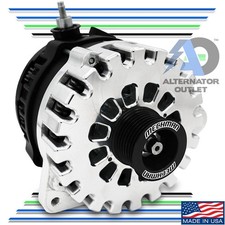 Mechman 400 Amp Billet Alternator for Nissan & Infiniti 2.5L 3.5L 3.7L 4.0L 5.6