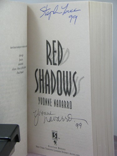 1st,signed by 2(author,art),Final Impact 2: Red Shadows by Yvonne Navarro (1998) - Picture 3 of 3