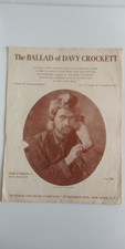 Sheet Music: The Ballad of Davy Crockett 1959