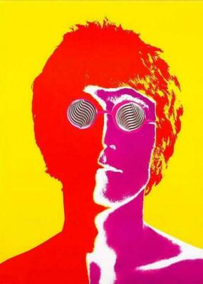 The Beatles John Lennon Psychedelic Art Poster 24 x 36 | eBay