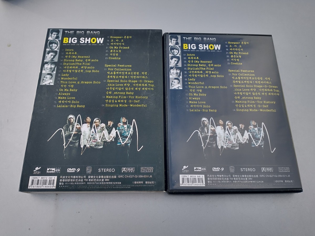 Big bang K-Pop 2009 Bigshow Full Concert And Making DVD | eBay Big bang K-Pop 2009 Bigshow Full Concert And Making DVD | eBay