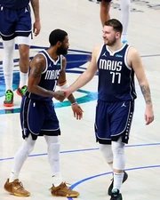 8x10 Photo LUKA DONCIC & KYRIE IRVING Dallas Mavericks NBA Print All Star MVP RC