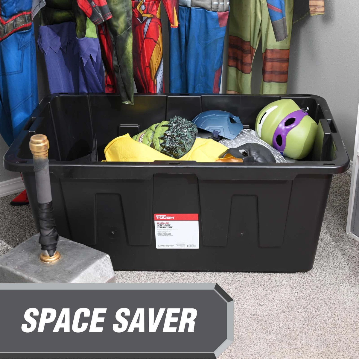 Heavy-Duty Triple Storage Bin