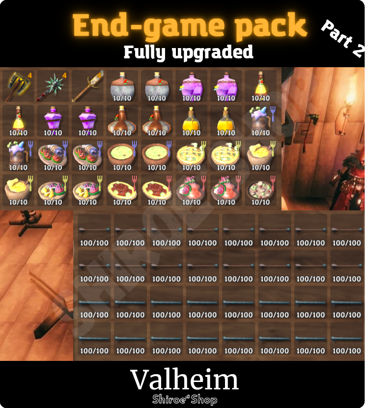 HC & SC Valheim Best In Slot Stamina Pack Per PC-Steam-Xbox