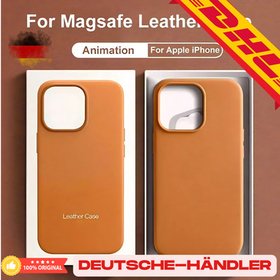 Original Lederhülle für iPhone 13-16 Pro Max, Magsafe-kompatibel & elegant