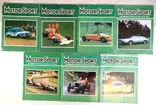 7 x MOTOR SPORT MAGAZINE JAN/FEB 1974, SEP 1978, JAN/FEB/DEC 1982 & JULY 1984