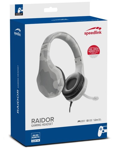 Speedlink RAIDOR Stereo Gaming Headset Gamer Kopfhörer Boom Mikrofon PC Konsole - Bild 6 von 6