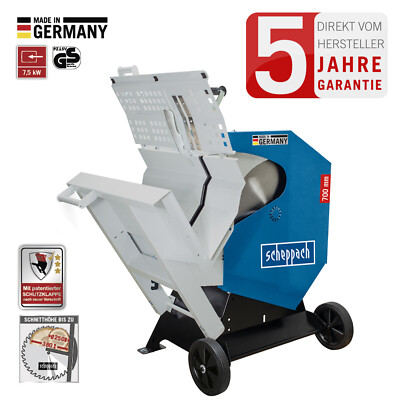 scheppach Wippkreissäge wox d700sl Wippsäge Sicherheitssäge Brennholzsäge 7500W