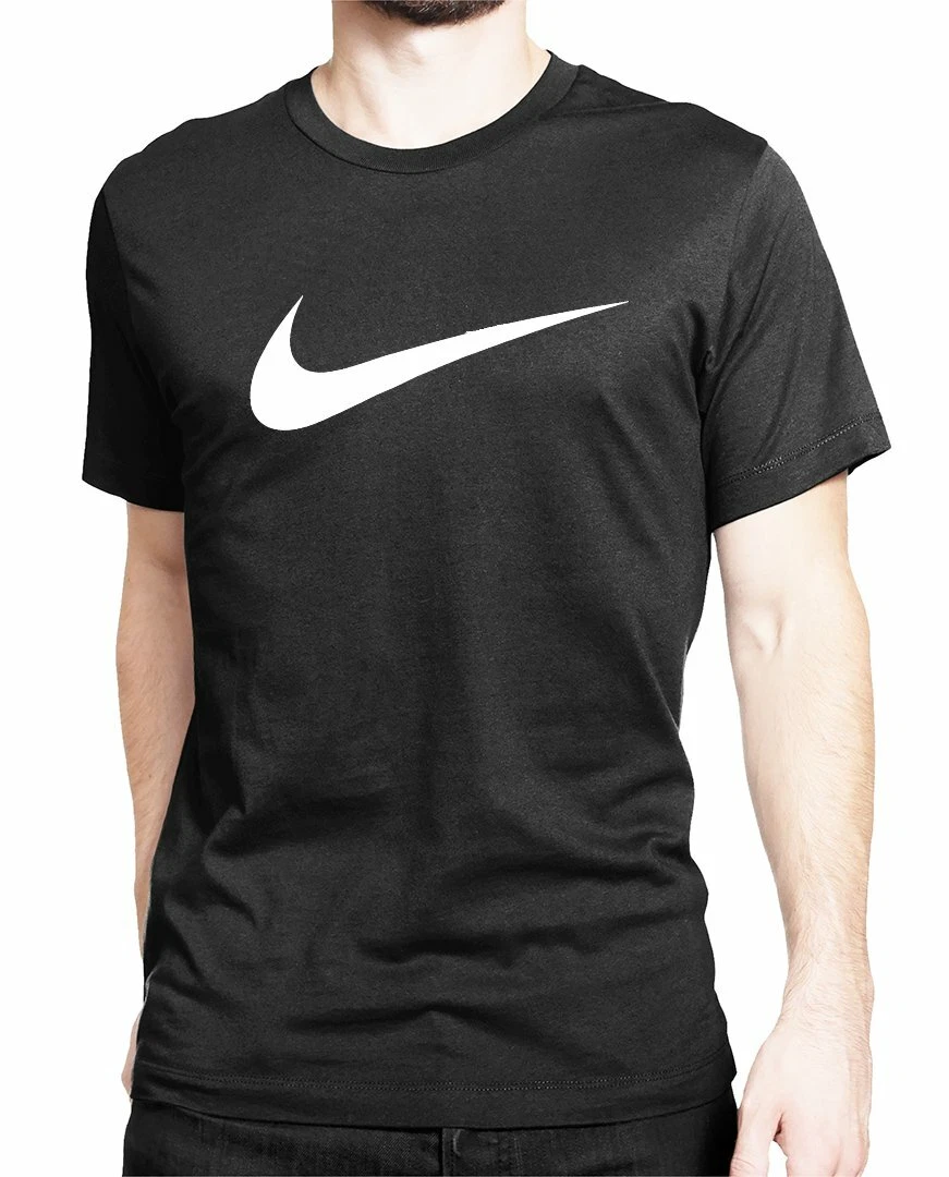 Nike Sportswear Short Sleeve Swoosh Logo T-shirt Black