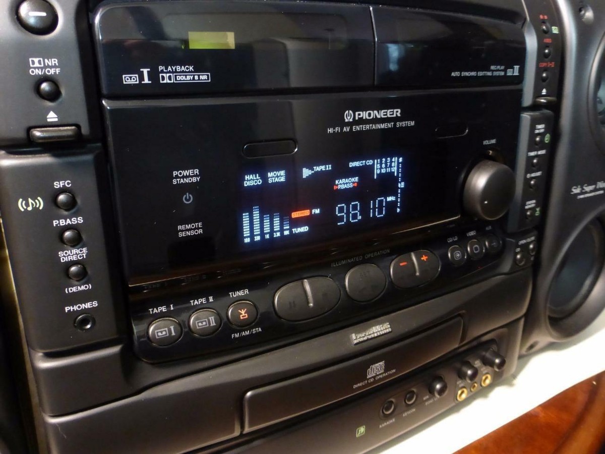 Pioneer CL-J75LD Laser Disc LD CD AM FM Dual Cassette Audio Video