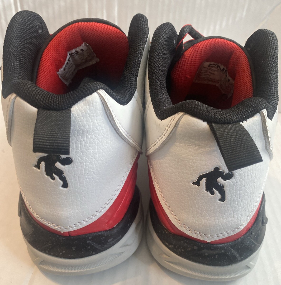 and1 shoes red and white