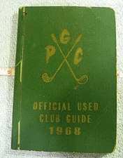 1968 OFFICAL USED CLUB GUIDE BOOK TOM MURPHY, P.G.A. PROFESSIONAL COPYRIGHT 1964