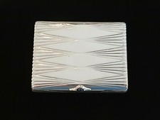 FABERGE Era Imperial Russian OVCHINNIKOV 84 Silver Cigarette Pill Snuff Case Box