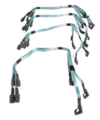 LOT OF 4)-  HP 781579-001 4x4 Mini-SAS Cable SAS Expander To SFF Cage 784629-001