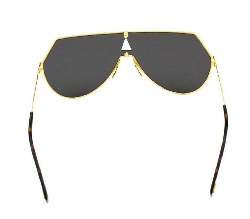 RARE Genuine FENDI EYELINE Gold Mirror Aviator Shield RARE Genuine FENDI EYELINE Gold Mirror Aviator Shield