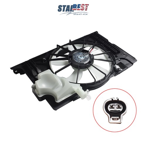 Conjunto de ventilador condensador radiador para Toyota Corolla 163610T041 2014-2016 - Imagen 8 de 8
