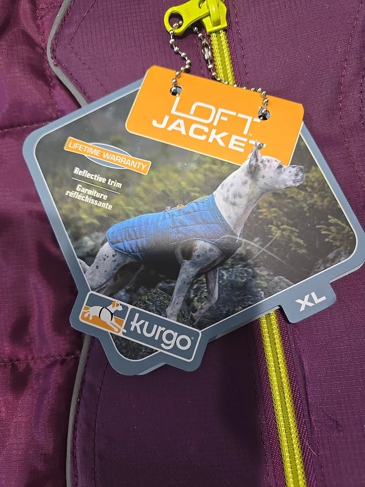 Chaqueta KURGO Loft Granate Nueva Reflectante Talla XL Foto 4 de 4