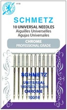Schmetz Universal Chrome Sewing Machine Needles 100/16 10 Pack Part S-4130